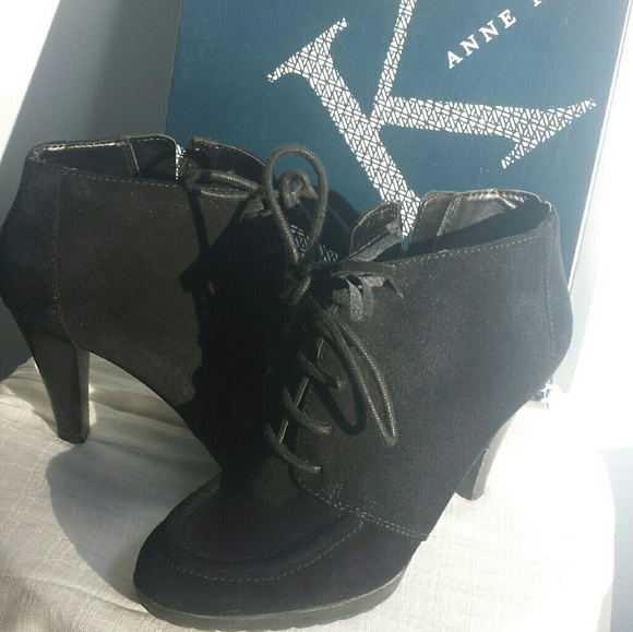 Anne Klein Shoes - Anne Klein Black Suede